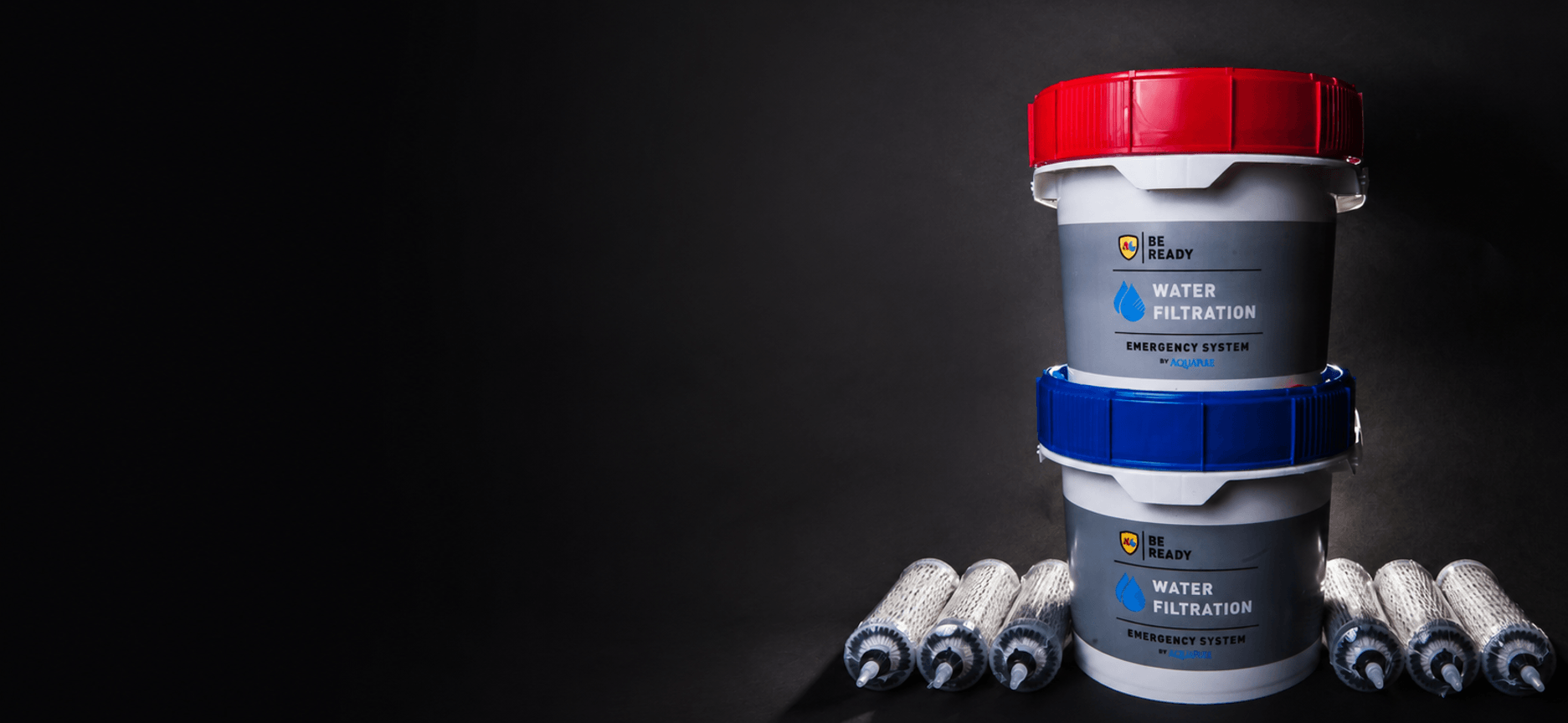 AquaPail portable water filter for clean drinking water during emergencies and outdoor adventures